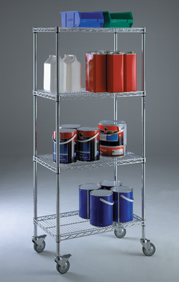 4 Tier Wire Shelving